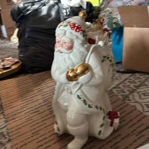 Like new. Lenox  Santa Claus Cookie Jar